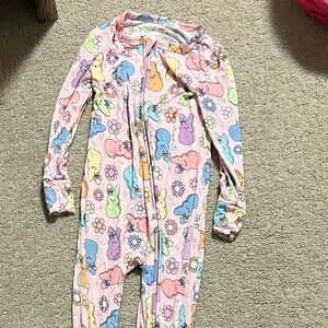 Posh Peanut Pastel Animal Print Kids One Piece 3T like new